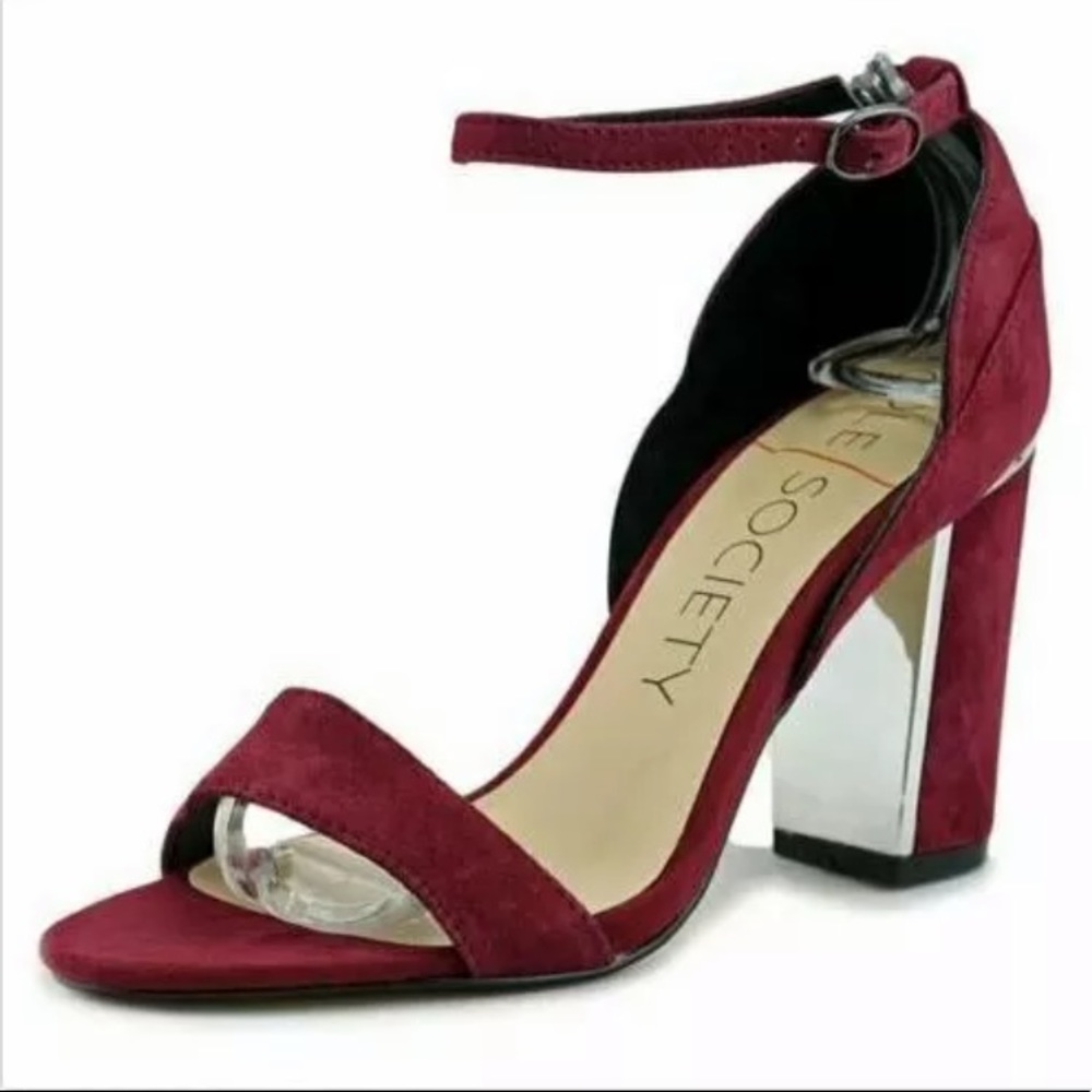 NWT Sole Society Paden Womens Burgundy Pump Size 9 - Picture 3 of 7